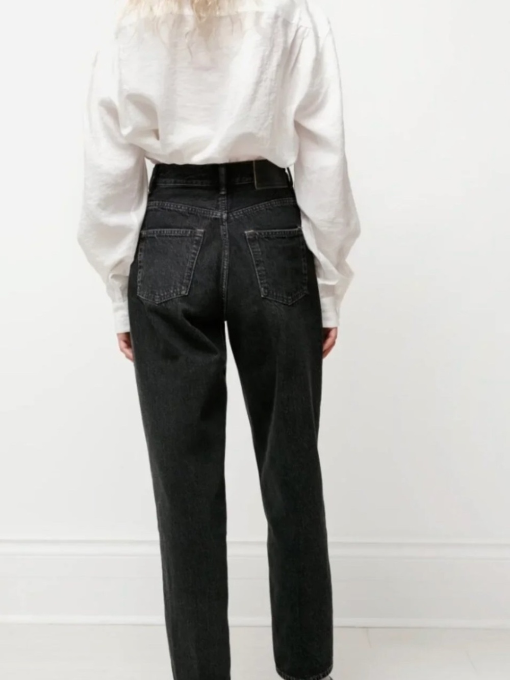 Acne Studios 1993 Vintage Black 5-Pocket Jeans — 32" Inseam